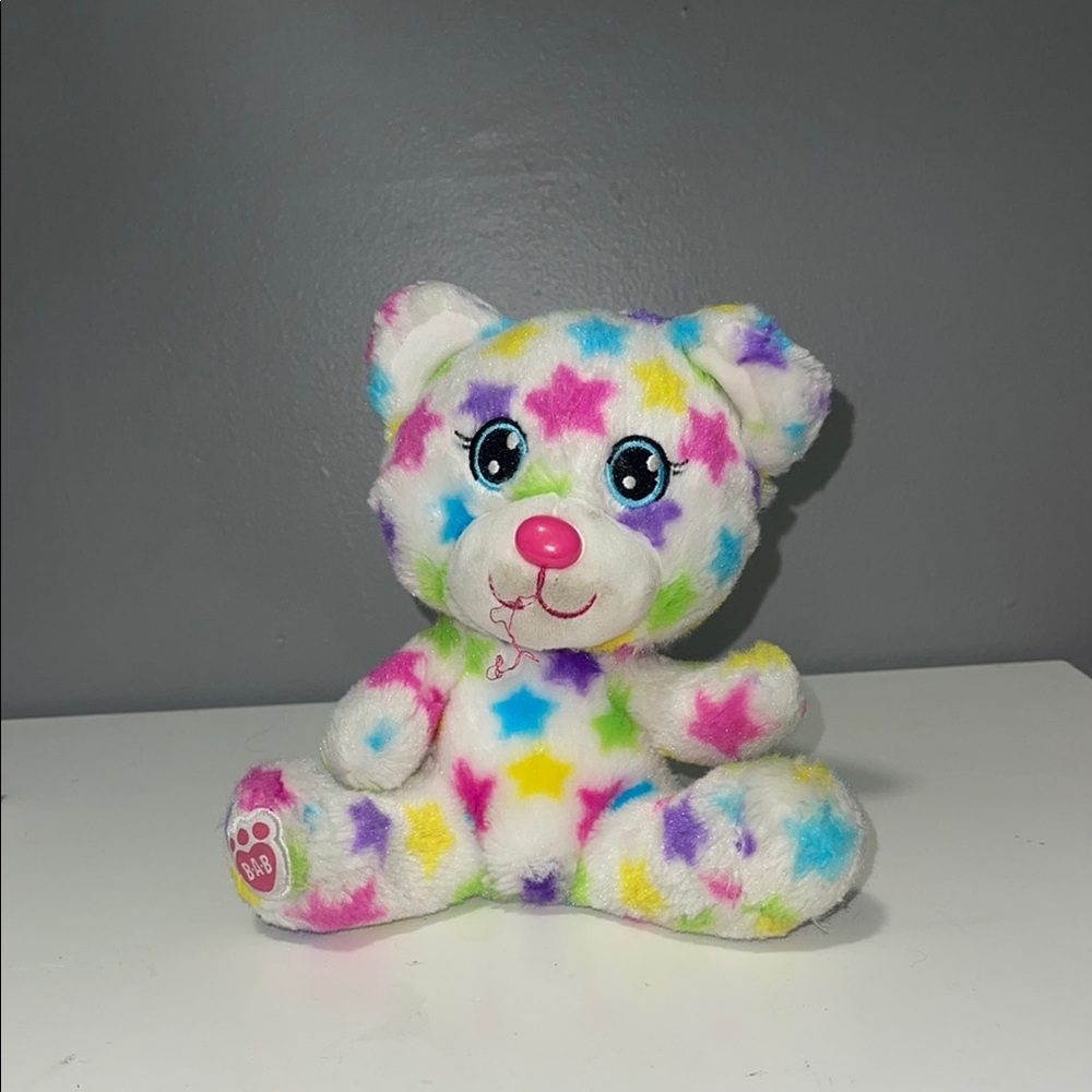 Charming White‎ and Pink Stuffed Animal Toy